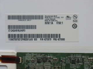 友达液晶模组B133XW02 V0