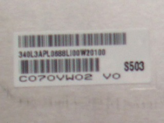 友达液晶模组C070VW02 V0