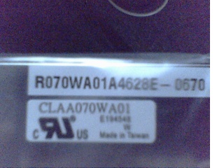 中华映管液晶模组CLAA070WA01