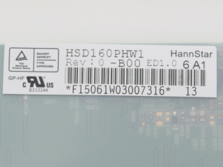 瀚宇彩晶液晶模组HSD160PHW1-B00
