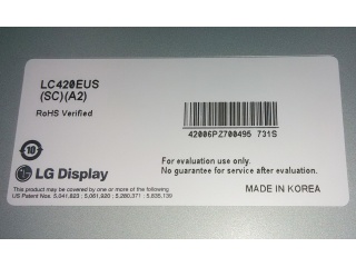 LG Display液晶模组LC420EUS-SCA2