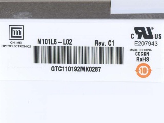 奇美液晶模组N101L6-L02