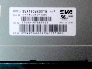 上广电NEC液晶模组SVA190WX05TB