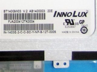 奇美液晶模组BT140GW03 V.2