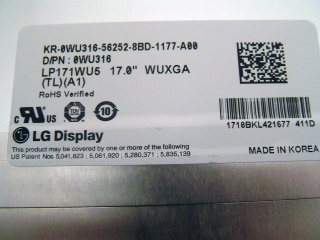LG Display液晶模组LP171WU5-TLA1
