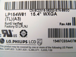 LG飞利浦液晶模组LP154W01-TLA3