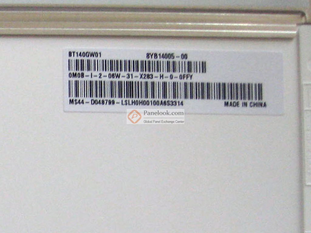 Dalle écran LED 14" BT140GW01 V.5 - Compatible, Livraison Rapide 48h