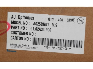 友达液晶模组A025DN01 V9
