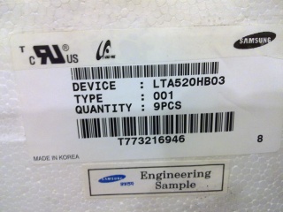 三星液晶模组LTA520HB03