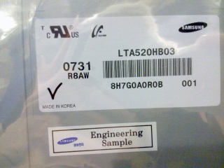 三星液晶模组LTA520HB03-001