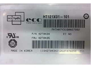 京东方HYDIS液晶模组HT121X01-101