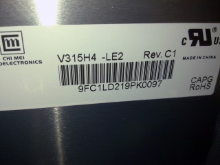 奇美液晶模组V315H4-LE2