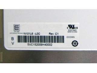 奇美液晶模组N101L6-L0C