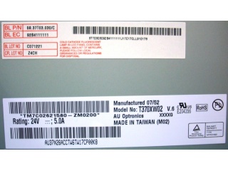 友达液晶模组T370XW02 V6