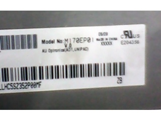 友达液晶模组M170EP01 V0