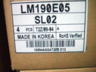 LG飞利浦液晶模组LM190E05-SL02