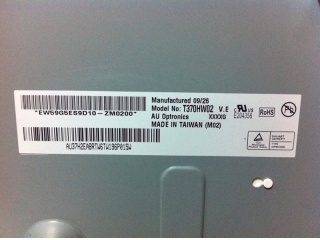 友达液晶模组T370HW02 VE