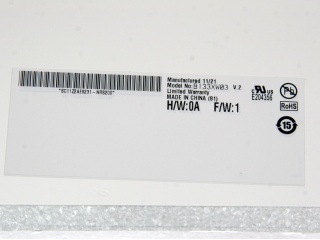 友达液晶模组B133XW03 V2