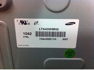 三星液晶模组LTA400HM02