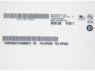 友达液晶模组B140RW02 V1