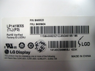 LG Display液晶模组LP141WX5-TLP3