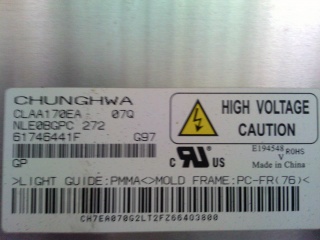 中华映管液晶模组CLAA170EA07Q