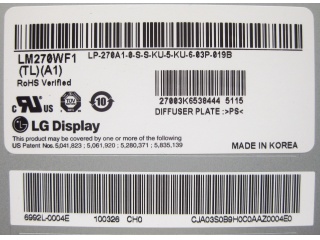 LG飞利浦液晶模组LM270WF1-TLA1