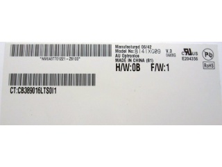 友达液晶模组B141XG09 V3