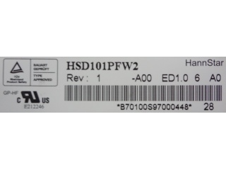 瀚宇彩晶液晶模组HSD101PFW2-A00