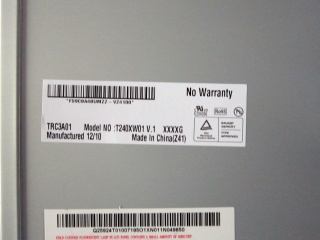 友达液晶模组T240XW01 V1