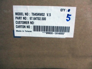 友达液晶模组T645HW02 V5