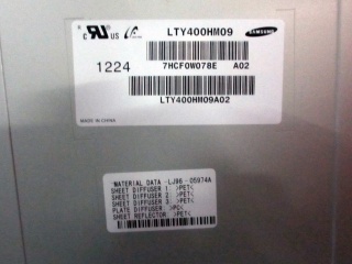 三星液晶模组LTY400HM09