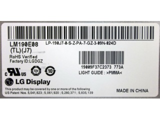 LG Display液晶模组LM190E08-TLJ7