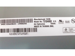友达液晶模组T315HW02 V5