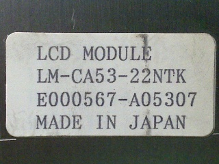 鸟取三洋液晶模组LM-CA53-22NTK