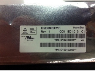 瀚宇彩晶液晶模组HSD089IFW1-D00