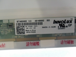 群创液晶模组BT140GW02 V.0