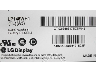 LG Display液晶模组LP140WH1-TLA3