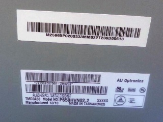 友达液晶模组P650HVN02.2