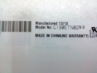 友达液晶模组G190ETN02.0