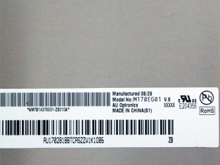 友达液晶模组M170EG01 V8