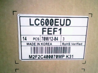 LG Display液晶模组LC600EUD-FEF1