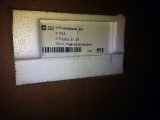 京东方液晶玻璃HV460WU2-202