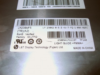 捷星液晶模组LM230WF5-TRA2