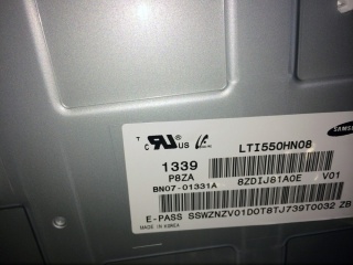 三星液晶模组LTI550HN08