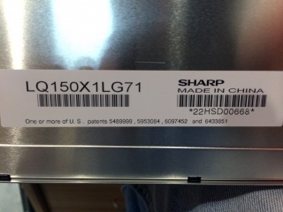 夏普液晶模组LQ150X1LG71