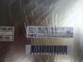 NLT 15.3" IPS 液晶模组 1280×768 330nits CCFL LVDS 20pins