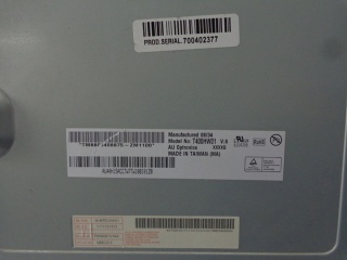 友达液晶模组T400HW01 V5