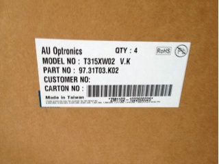 友达液晶模组T315XW02 VK