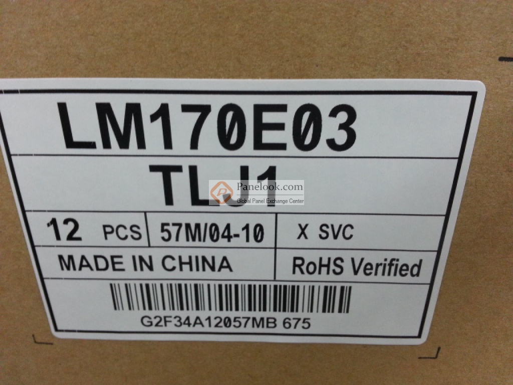 Écran LCD LM170E03-TLJ1 17 Pouces - Dalle D'Affichage Pour Moniteur Ou Ordinateur Portable - Neuf (État Excellent)